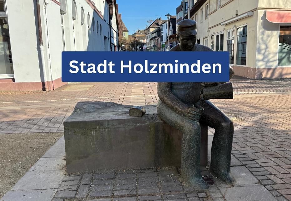 Stadt Holzminden Eine Grafik mit der Beschriftung "Stadt Holzminden" © Landkreis Holzminden