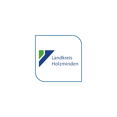 Weserberglandretter LK Holzminden.png Logo des Landkreis Holzminden mit grün - blauer Umrandung © Landkreis Holzminden